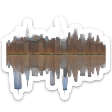 New York city Skyline sticker