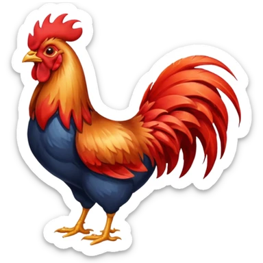 Cock sticker