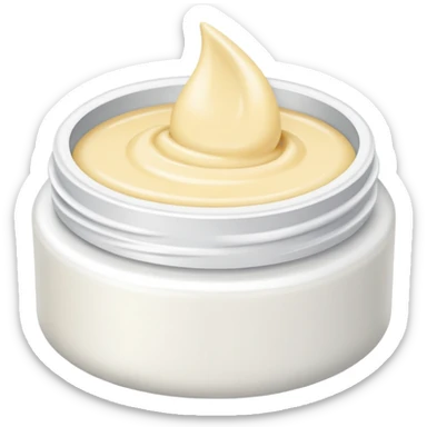 Cosmetic paste-like substance sticker