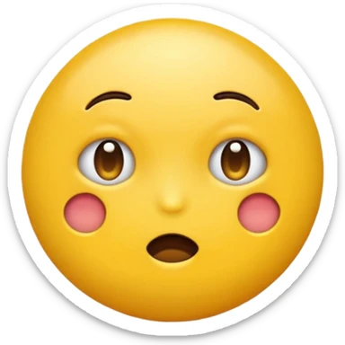 emoji mordiéndose un dedo  sticker