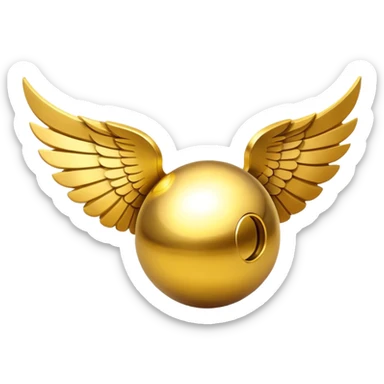 Golden-snitch sticker