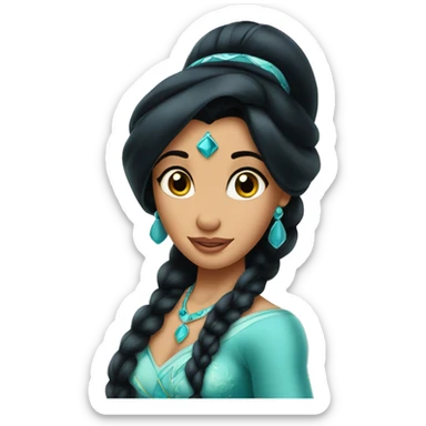 disney princess jasmine sticker