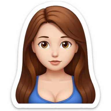 3 in ahspe of a big breasts sticker