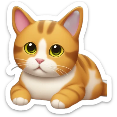 cat-in-sauna sticker