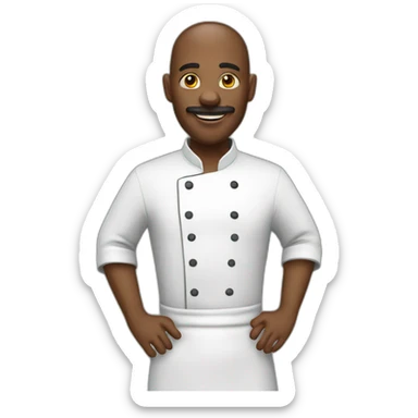 A chef from South Africa sticker