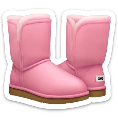 Pink Ugg boots sticker