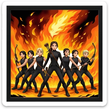 Los juegos del hambre sticker