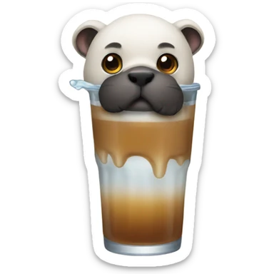 Thirsty animal  sticker