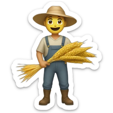 harvest man sticker