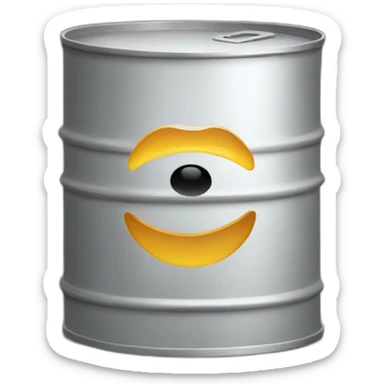 Oil barrel sticker