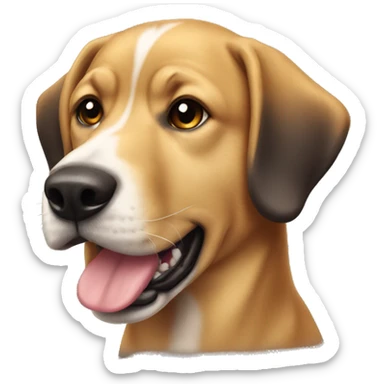 perro de raza golden sticker