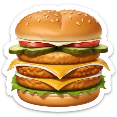Chick-fil-a chicken sandwich sticker