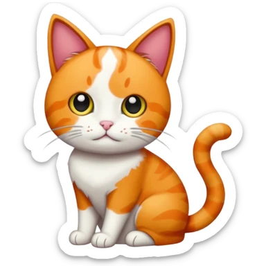 Calico cat wlh is drawing sticker