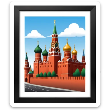 Moscow Kremlin sticker