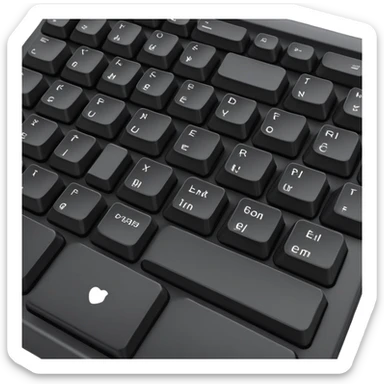 Custom mechanical keyboard sticker