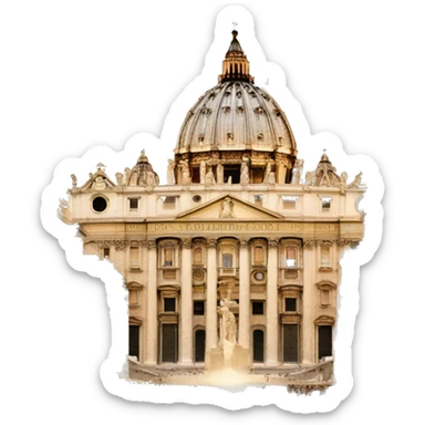 rome vatican sticker