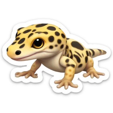 leopard gecko sticker