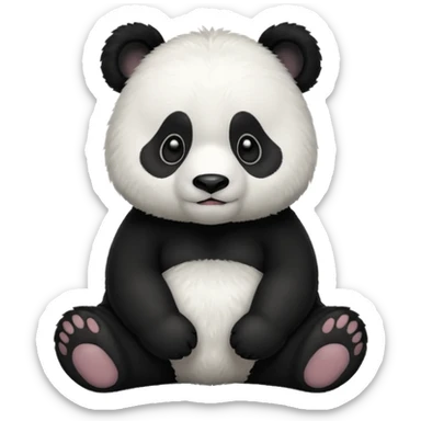 Panda roux sticker