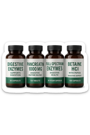 enzimi digestivi integratori sticker