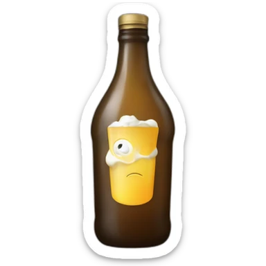 bottle service in nightclub sticker