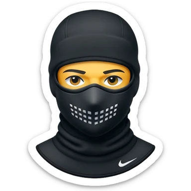Nike ski mask sticker
