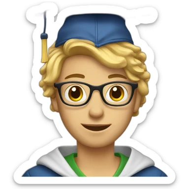 grad student sticker