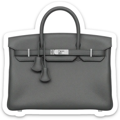 gray matt birkin hermes bag sticker
