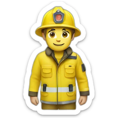 forest-fireman-yellow sticker