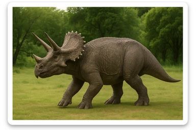 Triceratops sticker