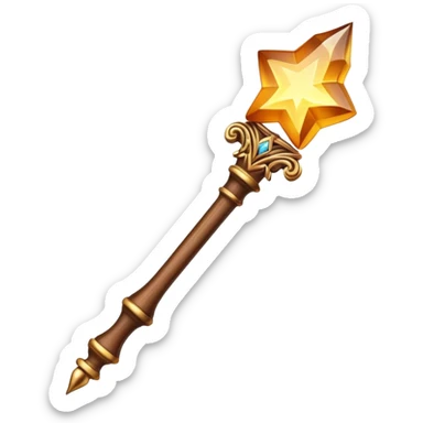 one magic wand sticker