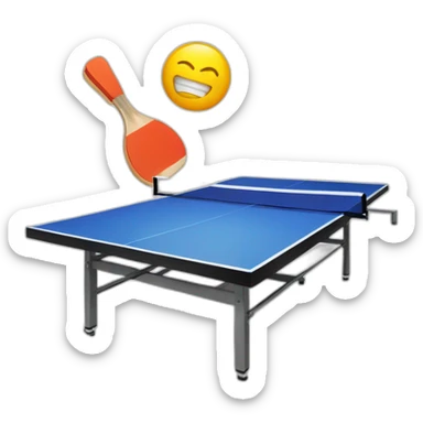 Ping pong table sticker