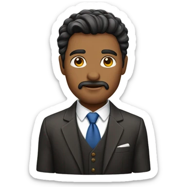 Hombre con traje de árabe  sticker