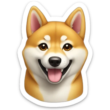 smiling-shibainu sticker