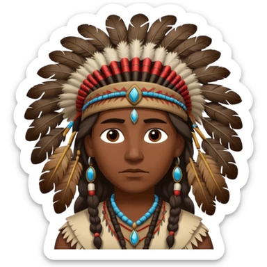 native american sticker