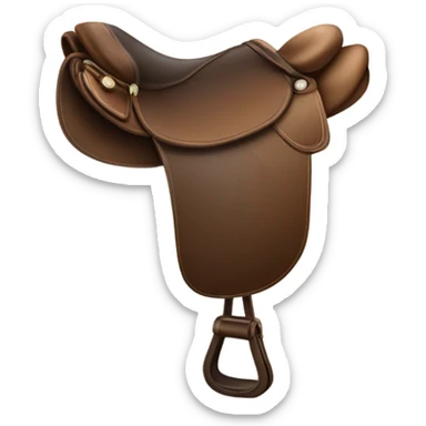 English saddle sticker