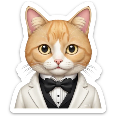 Gentleman Cat sticker
