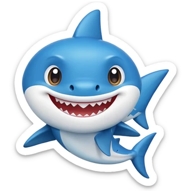Baby shark emoji sticker