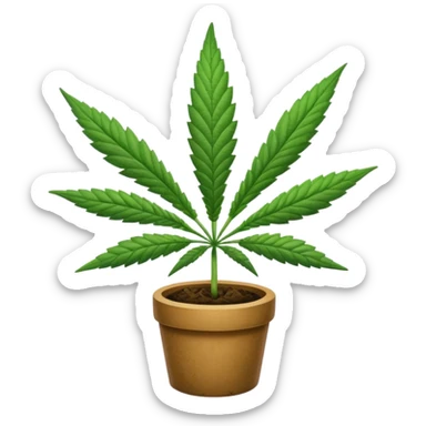 Weed sticker