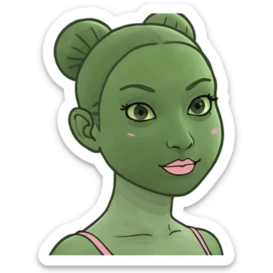 Capuchino as a ballerina  sticker