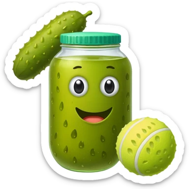 🥒+🎾 sticker