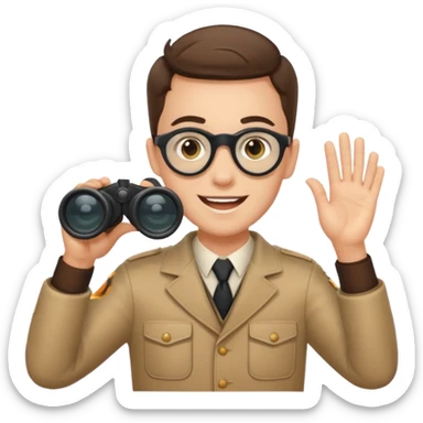 Leandro Trossard's binoculars celebration sticker