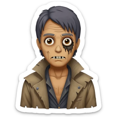 The Ghoul from Fallout TV show sticker