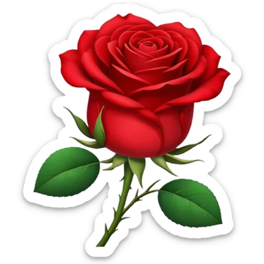 Rose sticker