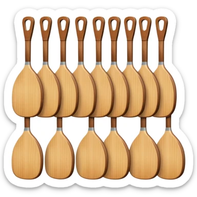 Paddle field sticker