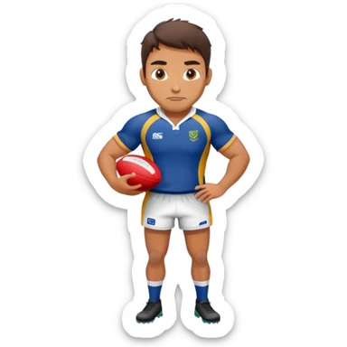 rugby player sticker