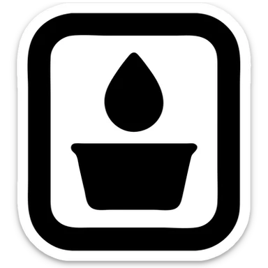 A sauce in a fast food packaging with a green background sticker