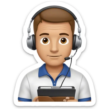 Football coach  sticker