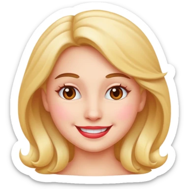 Emoji coquette sticker