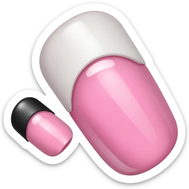 make a french nail emoticon sticker