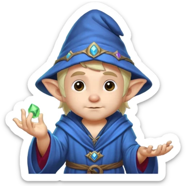 Male Gnome Mage World of Warcraft  sticker